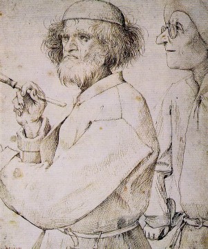  pie Pintura al %C3%B3leo - El pintor y el comprador Pieter Bruegel el Viejo, campesino renacentista flamenco